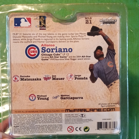 MLB Series 21: Alfonso Soriano - Picture 2 of 3